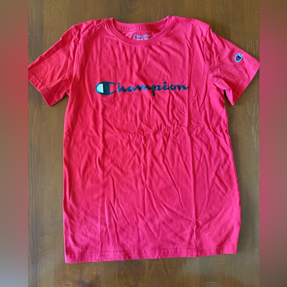 Champion Kids Red Short Sleeve Tee
